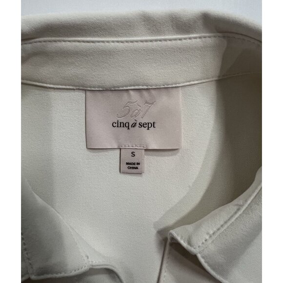 Cinq a Sept Mckenna Top in Ivory - Picture 4 of 5